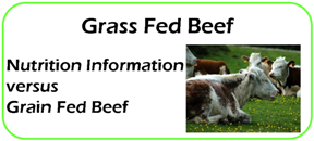 Grass Fed Beef Nutrition